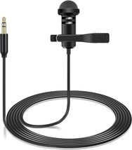 Lavalier Microphone, Omnidirectional Lapel Lav Videomic With Clip, For, 5 Ft. - £28.75 GBP