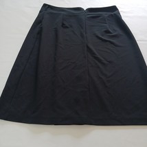 Worthington Back Zipper Women's Black Skirt Size 14 Measured Waist 33 image 7