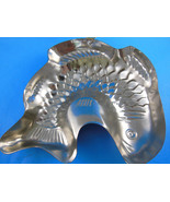 Vintage  Copper Tin Lined Fish Jello Mold 8.5&quot; X 10&quot; Excellent - $24.43 CAD