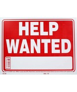 Flexible Plastic Waterproof Help Wanted Sign 9 x 12 Inch 2 Count, White ... - $5.93