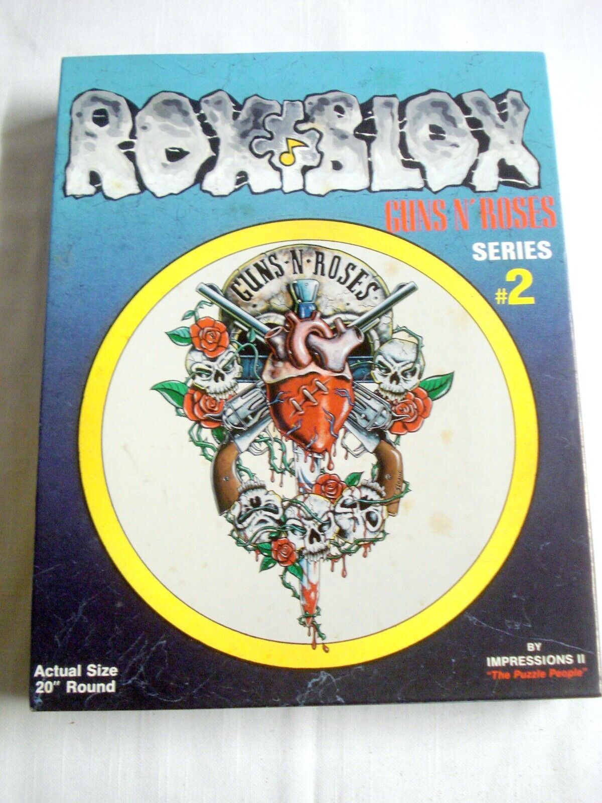 Guns N&#39; Roses #2 Rox Blox 500 Piece Puzzle By Impressions 1987 Complete - $9.99