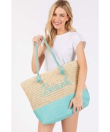 Beach Crochet Tote Bag - Rope Handle, Summer Travel, Large &amp; Stylish - $22.50
