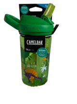 Camelbak Kids Eddy+ 14 oz. Water Bottle Dinosaur With Straw NEW - £9.51 GBP