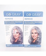 Go Gray Remove Revitalizing Treatment Hair Color Remover Hydrating Lot of 2 - $30.34 CAD