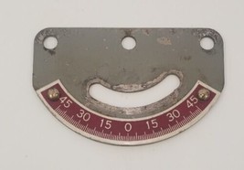 Sprunger Bothers Bandsaw Metal Tilting Index Plate Part for Saw Vintage ... - £15.43 GBP