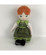 Disney Frozen Broadway Musical Green Dress Anna 15&quot; Doll Plush Stuffed Toy - $47.21 CAD