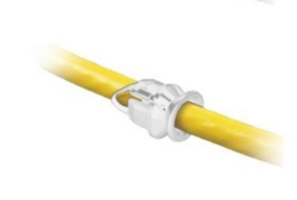 x10 5/8&quot; Heyco SR-6P-5 1227 18/2 Round Cable White Nylon Strain Relief Grommet - £5.52 GBP