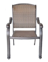 Outdoor Chairs Set Of 2 Cast Aluminum Patio Furniture Dining Balcony - $892.01