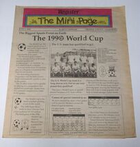 Tracy Chapman Newspaper Supplement Vintage 1990 The Mini Page  - $14.99