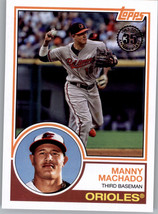 2018 Topps 1983 Topps Baseball 83-32 Manny Machado  Baltimore Orioles - £0.77 GBP