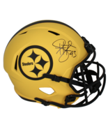 Troy Polamalu Autographed Pittsburgh Steelers &#39;RAVE&#39; Full Size Helmet Be... - $10,666.36 MXN