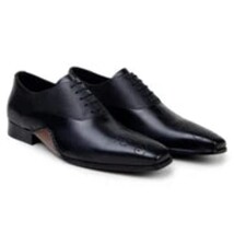 Belvedere Men's Shoes Saggio Opanka Italian Calf Leather Lace Up Black image 3