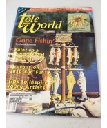 vintage Tole World Magazine Patterns fine art decorative Painting August... - £7.85 GBP
