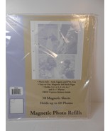 MAGNETIC PHOTO REFILLS 10 SHEETS HOLDS UP TO 60 PHOTOS - $129.70 MXN