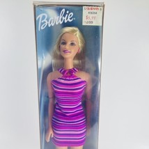 Barbie Riviera Fashion Doll 26218 Mattel 1999 Pink Purple Striped Dress NIB - $19.55