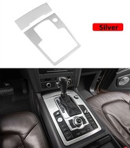 Car Console CD Panel Decoration Gearshift Fe Cover Trim For  Q7 2008-15   Color  - £36.52 GBP