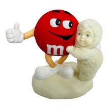 Snowbabies 2004 Department 56 M&amp;Ms Red Is My Favorite Color Figurine 2.75&quot; - £15.19 GBP