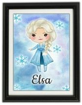 ELSA FROZEN Photo Poster Print - Disney Frozen Framed Prints - Wall Deco - £14.45 GBP