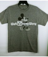 Disney World Short Sleeve T-shirt Size Small Gray Preowned - £10.19 GBP
