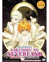 Dvd Anime English Dubbed Yakusoku No Neverland Season 1+2 (Volume 1-236 End) - £55.87 GBP