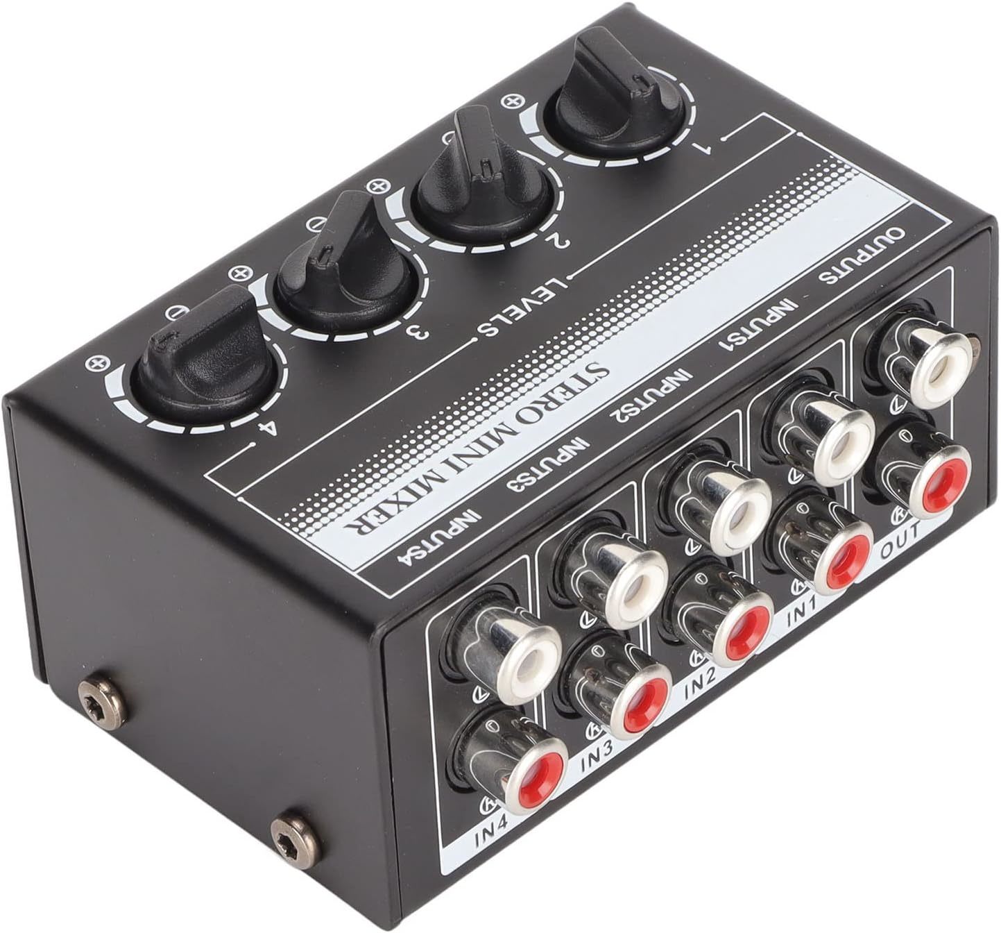 Audio Mixer Stereo Line Mini Sound,2 Channel Rca Mixer Line,Mixers - $44.95