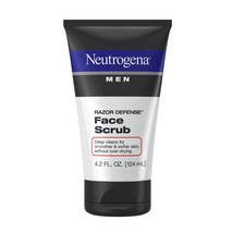 Neutrogena Men Razor Defense Exfoliating Shave Face Scrub, 4.2 fl oz.. - £31.64 GBP