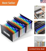 Colorful 3-Pack Legal Size Accordion File Organizers - 7 Expandable Pockets - $1,008.82 MXN