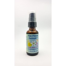 Flower Essence Services Five-Flower Formula Organic Stress Relief Spray,1 Ounces - £13.44 GBP