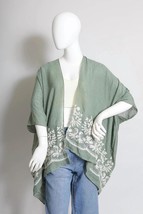 Leto Women&#39;s Lightweight Floral Embroidered Tassels Boho Festival Kimono... - $574.51 MXN