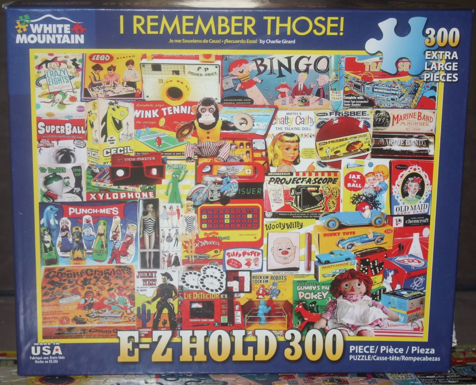 2020 White Mountain Puzzles I Remember Those! 300 Piece Puzzle - Complete - $10.00