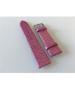 Bling Shiny Glitter Pink PU Leather For Galaxy Watch Huawei Watch Strap ... - £23.58 GBP