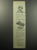 1957 Salton Hotray Ad - Lets you cook when you choose ..eat when you please - £14.50 GBP