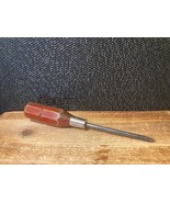 Rare Collectible Chevron Brand Phillips Head Screwdriver A-246 6&quot; Wood H... - £12.64 GBP