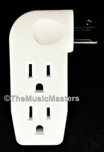 Triple 3 Outlet Grounded AC Wall Plug Power Tap Splitter 3-Way Electric Adapter - $8.45