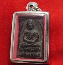 LP TUAD THUAD THAI STRONG PROTECTION BUDDHA AMULET SUCCESS LUCKY HAPPY P... - $48.66