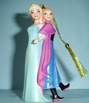 Lenox Disney Frozen Elsa and Anna Christmas Ornament Back to Back #877794 New - $89.00
