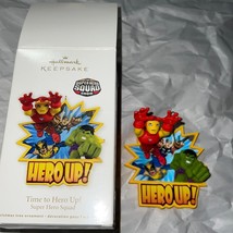 Time To Hero Up!~Super Hero SQUAD~2011 Hallmark Ornament~ - £10.96 GBP
