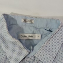 Calvin Klein Youth/Boy's Size L Gray Cotton Button Up Short Sleeve Pocket Shirt image 6