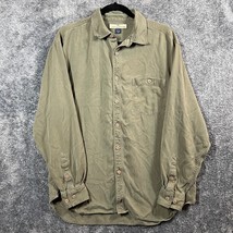 Tommy Bahama Silk Shirt Mens Large Light Green Button Up Light Longsleev... - $16.23