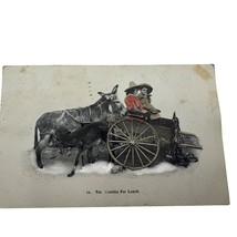 Vintage 1910s Ten Minutes For Lunch Postcard - £10.37 GBP