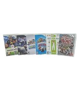 Nintendo Wii Video Games (Lot of 6) CIB All Complete w Manuals in VG Con... - $432.19 MXN