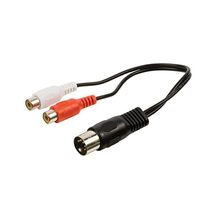 Valueline 0.2m 5 Pin Din Male to 2x RCA Female Din Audio Adapter Cable -... - $12.00