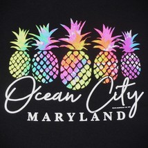 OCEAN CITY MARYLAND T-SHIRT ~ Sz L / LARGE ~ RETRO-STYLE 90&#39;s NEON COLOR... - $13.85