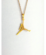 NEW Michael Jordan Jumpman 23 Basketball Gold Chain Necklace Pendant | GOAT - €17,15 EUR