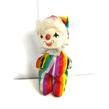 VTG Musical Wind Up Clown Doll Moving Head Plays Brahms Lullaby 1980’s - £15.56 GBP