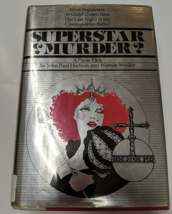 Superstar ?Murder? By John Paul Hudson &amp; Warren Wexler 1976 SIGNED HC+DJ... - £31.25 GBP