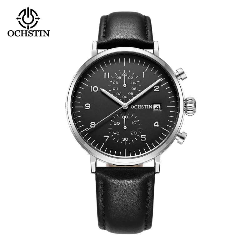 OCHSTIN Pilot Multi-functional Quartz Watch With Hard Pot Lid Glass Non-slip Cro