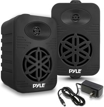 Bluetooth Indoor Outdoor Speakers Pair - 500 Watt Dual Waterproof 5, Pdwrbt56Bk. - £107.86 GBP