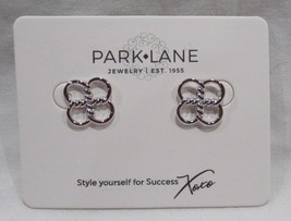 PARK LANE Silver CLOVER Earrings set 3/4" diameter everyday wear - £29.38 GBP