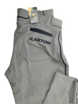 Easton Walk - Off Piped Baseball Pants Adult Sz XL Gray With Blue Trim - $20.47